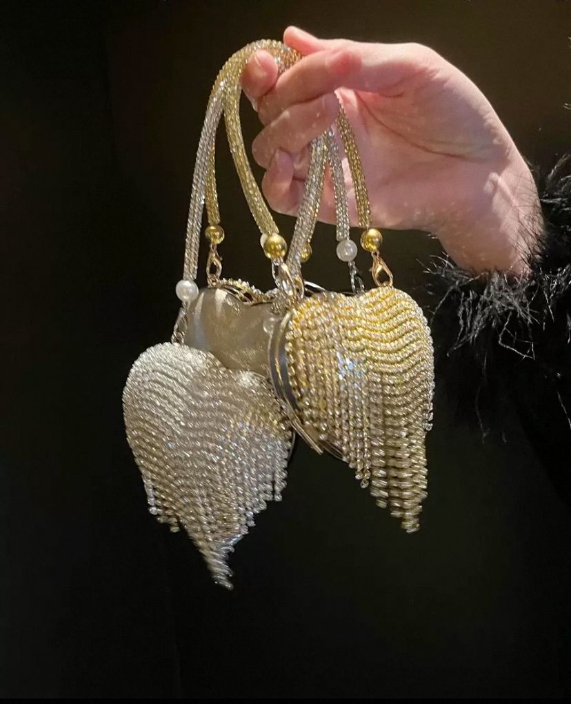 Retro popular mouth red envelope love bag high sense mini bag diamond fashion bag